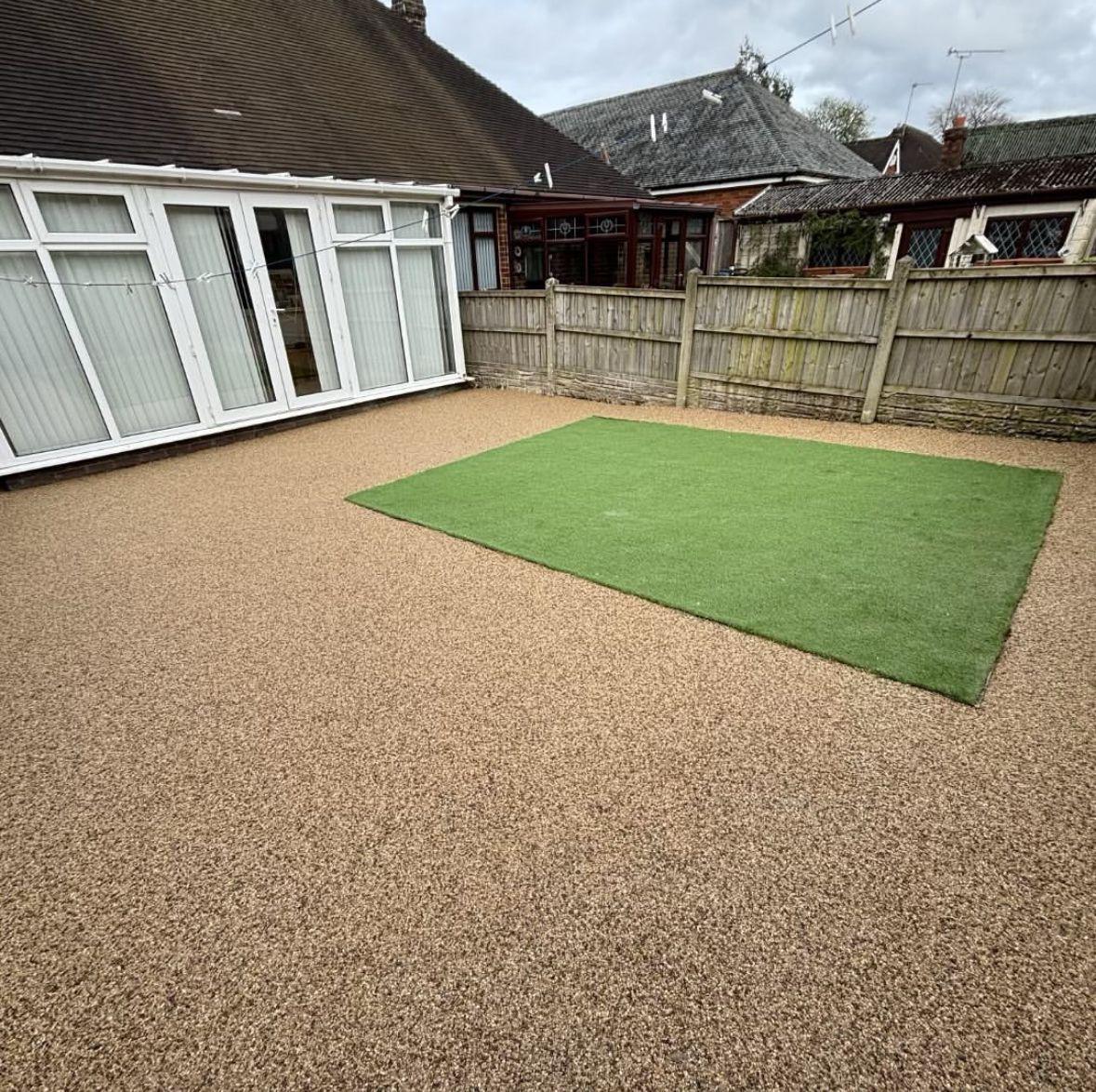 Resin driveway